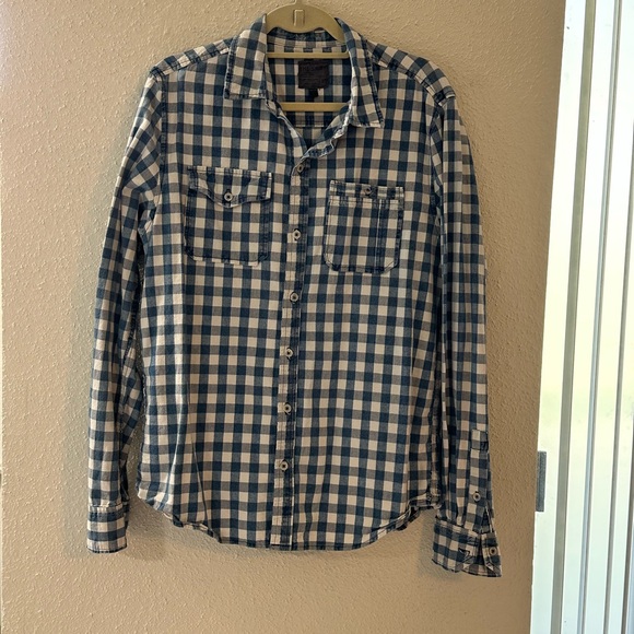 Joe's Jeans Other - Joe’s Jeans  Long Sleeve Shirt, Size Med Blue & White Man’s.